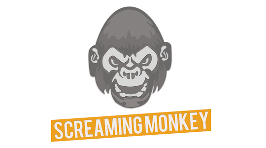 Screaming Monkey - Logo Design Concept